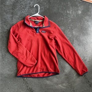 Patagonia Men’s Synchilla Snap-T Lightweight Pullover - Rusty Red Brick